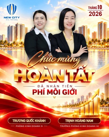 Mẫu chúc mừng hoàn tất nhận phí môi giới
